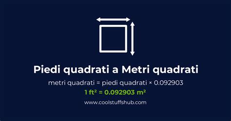 convertitore piedi quadrati metri quadrati|Conversione di Piedi quadrati in Metri quadrati (ft² in m²)